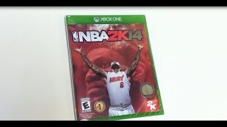 NBA 2K14 Xbox One Unboxing [upl. by Sheehan]