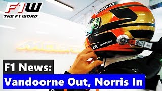 F1 News McLaren Confirm Driver LineUp [upl. by Georgianna47]