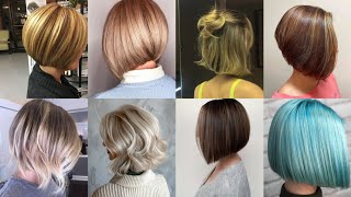 Latest New Short Bob Hairstyles Short Hair Inspiration [upl. by Atalee185]