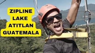 Thrilling Zipline Adventure in Paradise Exploring Lake Atitlans Beauty  Guatemala Travel Vlog [upl. by Ingaberg]