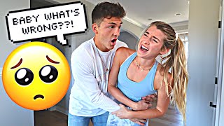 SCREAMING IN PAIN AND THEN “PASSING OUT” PRANK ON MY FIANCE CUTE REACTION [upl. by Harmonia]