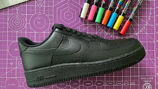 Customizing Nike Airforce 1s ✈️ [upl. by Farron]