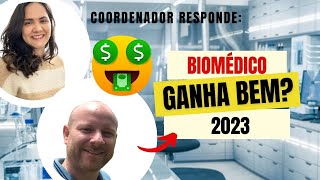 SALÁRIO BIOMÉDICO 2023 COMO GANHAR BEM [upl. by Brenden752]