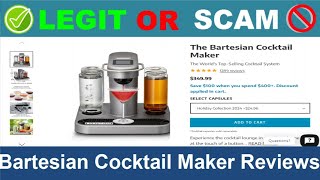 Bartesian Cocktail Maker Reviews  Nov 2024 Beware of Scam Watch Now [upl. by Fulbert96]