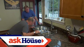 How to Secure an Undermount Kitchen Sink  Ask This Old House [upl. by Aloise5]