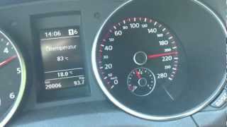 Golf 6 GTD acceleration [upl. by Imefulo]