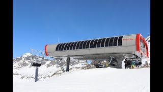 Bartholet Seilbahnen  6er Sesselbahn Corvatsch Curtinella Schweiz [upl. by Ain]