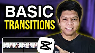 HOW TO PUT TRANSITIONS ON VIDEOS  CAPCUT EDITING STEP BY STEP TUTORIAL 2023 Tagalog [upl. by Oinotla702]