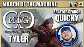 Tyler Marches with Machines  MTG Casual Commander  Quicky mtg packopening mom commander edh [upl. by Uticas995]