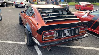 Classic car night country park Humber bridge Datsun 260z [upl. by Ajed]