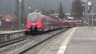 GarmischPartenkirchen Bahnhof mit Zugspitzbahn 29122018 [upl. by Eiramanel]