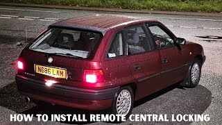 The best modification for any 90s vauxhall  how to install remote central locking in a mk3 astra [upl. by Doggett]