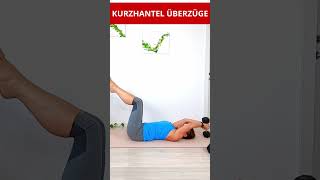 Kurzhanteltraining zuhause  Überzüge [upl. by Anawait]