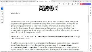 Com base nos conceitos sobre as competências fundamentais e necessárias para o exercício da profissã [upl. by Bil650]