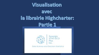 Visualisation highcharter Première partie [upl. by Llehsad415]