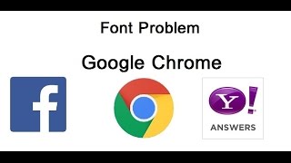 Facebook Chrome font problem fixed [upl. by Alrrats304]