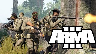 Complete Vietnam Op  Ghost Recon 3rd Person Camera  ARMA 3 [upl. by Acirret]