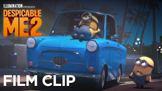 Despicable Me 2  Clip quotLucy amp Gru are Rescued by Two Minionsquot  Illumination [upl. by Ahsinuq]