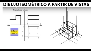 Construcción de una figura en isométrica sin reducción [upl. by Engle]