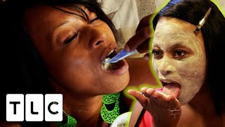 Woman Eats TWO CUPS Of Clay Mask Every Day  My Strange Addiction [upl. by Harper164]