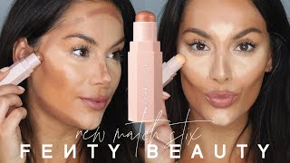 TESTING NEW FENTY BEAUTY MATCH STIX  Beautys Big Sister [upl. by Acimahs675]