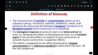 Lec 5 biological standardization dr esraa 1 [upl. by Merow274]