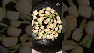 STIR FRY VEGETABLES Preparing Japanese turnips [upl. by Zadoc]