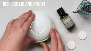 How To Use The Aromatherapy Fan Diffuser [upl. by Schaper241]