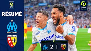 Marseille  Lens 21 Résumé  Ligue 1  OM  Lens  Om  RC Lens  But de Aubameyang Et Pape Gueye [upl. by Miranda565]