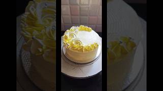 Pineapple cake decoration Cake recipe Short [upl. by Wanda]