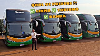 COMPARAÇÃO entre esses SERVIÇOS Rodoviários LINHA TURISMO E BANDANo Marcopolo G8 DD da Tocantins [upl. by Avonasac]