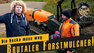 Fortstmulcher in Aktion  Holzkunst Scholz [upl. by Sirehc]