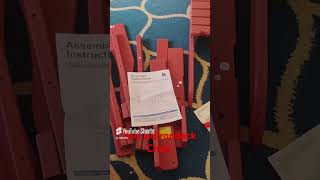 Assembly of four Vintage Folding Adirondack Chairs And Product Review [upl. by Scottie]