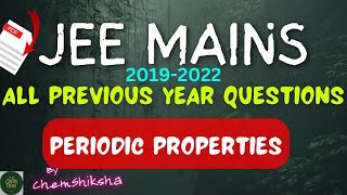 JEE MAINS ALL PREVIOUS YEAR QUESTIONS  CHEMICAL BONDING Till 2023 [upl. by Annis]