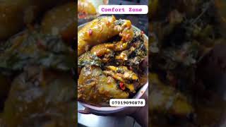 Cowleg Brokoto Efo Riro comfortzonefoodrestaurant food cooking eforiro cowleg foodlover [upl. by Akeimat]