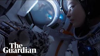 First feature film shot in space premieres in Russia [upl. by Cha]