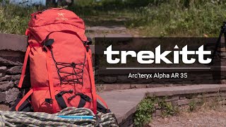 Inside Look Arcteryx Alpha AR 35 [upl. by Roselani]