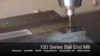 MA Ford Series 150 Ball End Mill and Series 305 Drill [upl. by Palmer948]