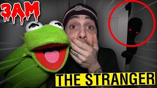 SCARY THE STRANGER RITUAL WITH KERMIT THE FROG AT 3AM CHALLENGE [upl. by Lillywhite314]