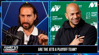 Jets ‘wildly overvalued’ entering the season Are they a playoff team  What’s Wright [upl. by Kary]