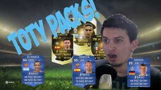 TOTY  Fifa 15  Pack Opening  Abriendo 12 Millones de Monedas a por los MC TOTY [upl. by Kalmick]