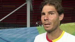 RAFA NADAL cae en un partido épico ante DEL POTRO y pierde su opción a Medalla de Oro en RIO [upl. by Aihsakal550]