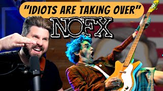 First Time Hearing NOFX Bass Teacher REACTS to quotIdiots Are Taking Overquot and Fat Mike [upl. by Magavern]