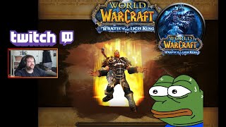 CLIP WORLD OF WARCRAFT WRATH OF THE LICH KING ERA FIRST DUNGEON AS A LEVEL 80 PALADIN [upl. by Dugas]