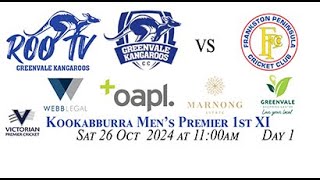 Kookabburra Men’s Premier Firsts Two Day Rd 3 [upl. by Licna]