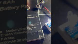 Lifepo4 battery Portable 5v charger powering an Arduino nano every shorts [upl. by Anama]