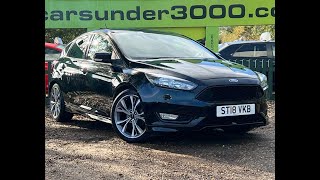 FORD FOCUS 10 Focus STLine 5dr 2018 • 81100 miles • Petrol • Manual [upl. by Anayaran731]