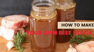 Homemade Beef Stock Recipe 🍖😊😍 The best and easy beef stockbrooth [upl. by Georgi450]