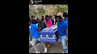 Foolio seen carrying Mitch casket at funeral 🕊🙏 rip juliofoolio jacksonville [upl. by Mohr564]