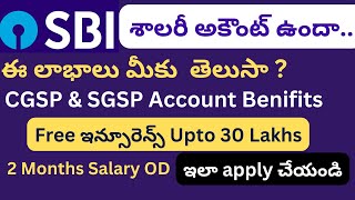 SBI Salary Account Benefits 2022  State Govt  Central Govt  SBI Salary Package Details [upl. by Libove300]